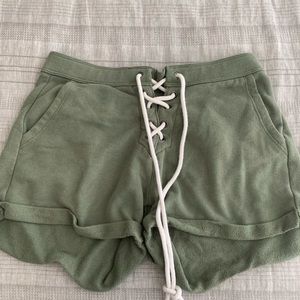 Aerie tie up comfy shorts